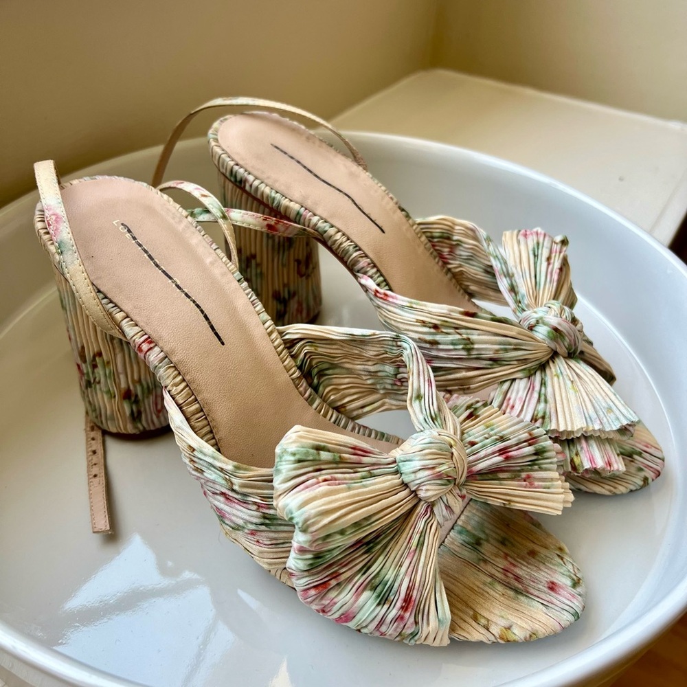 Loeffler Randall Camellia in French Floral Size 9